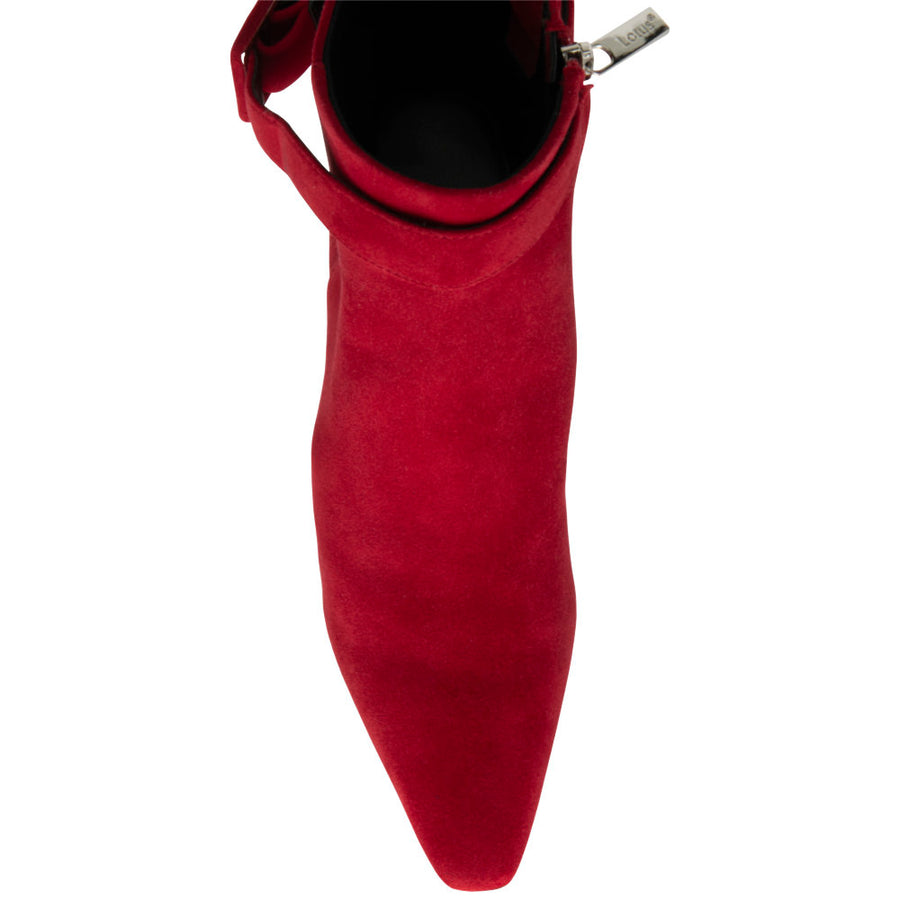 Lotus Nadine Ruby Suede Ankle Boots
