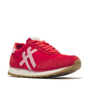 FitFlop A5P-E03 Cherry Tomato/Warm Pink Retro-Q Ff Fabric/Suede Sneakers