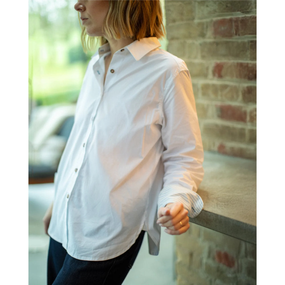 Chalk Nola Shirt - White