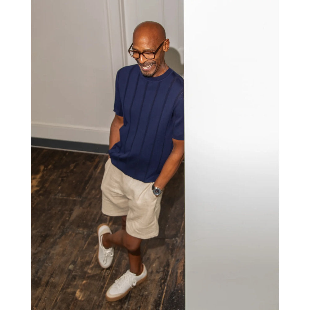 Chalk Oliver Top - Navy