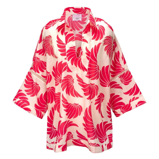 Serendipity By Ellie Beaumont - Overshirt - Fuchsia Banana - SCO8083.1