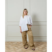 Chalk Poppy Shirt - White