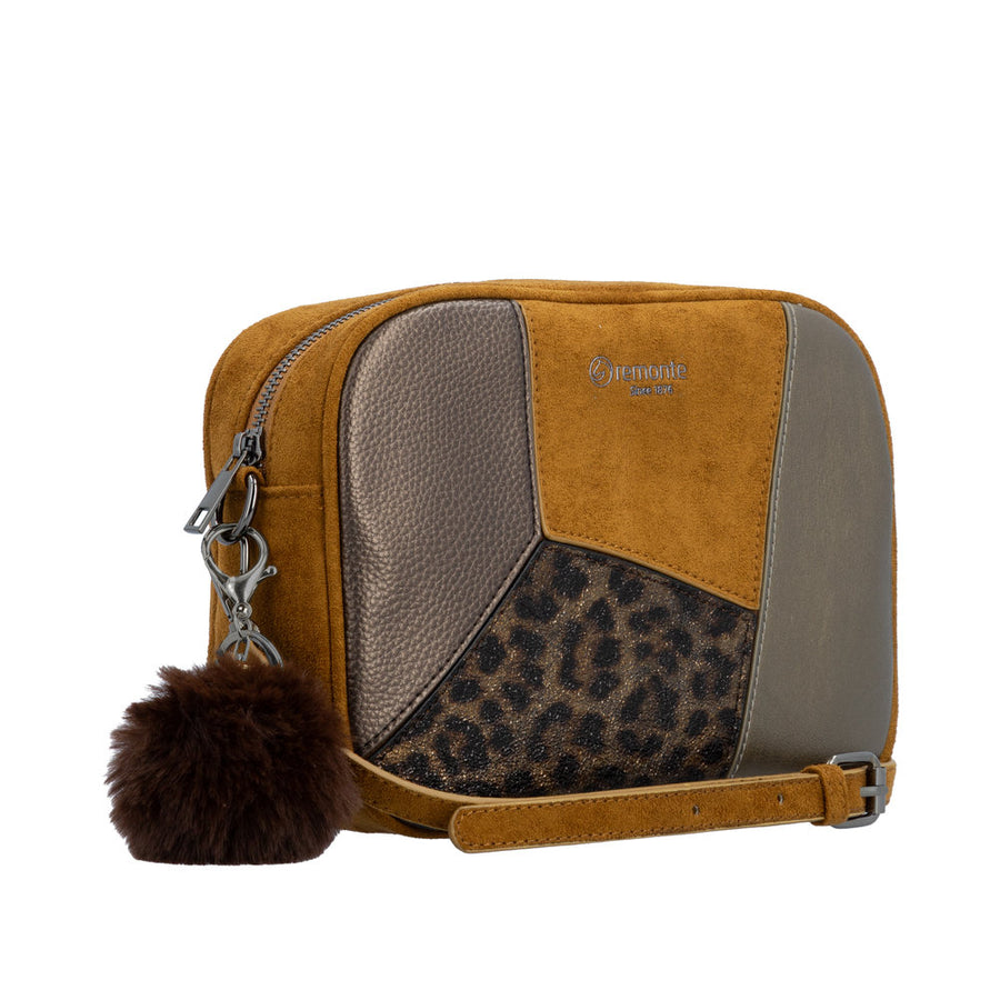 Remonte Q0674-22 Tan Multi Coloured Handbag