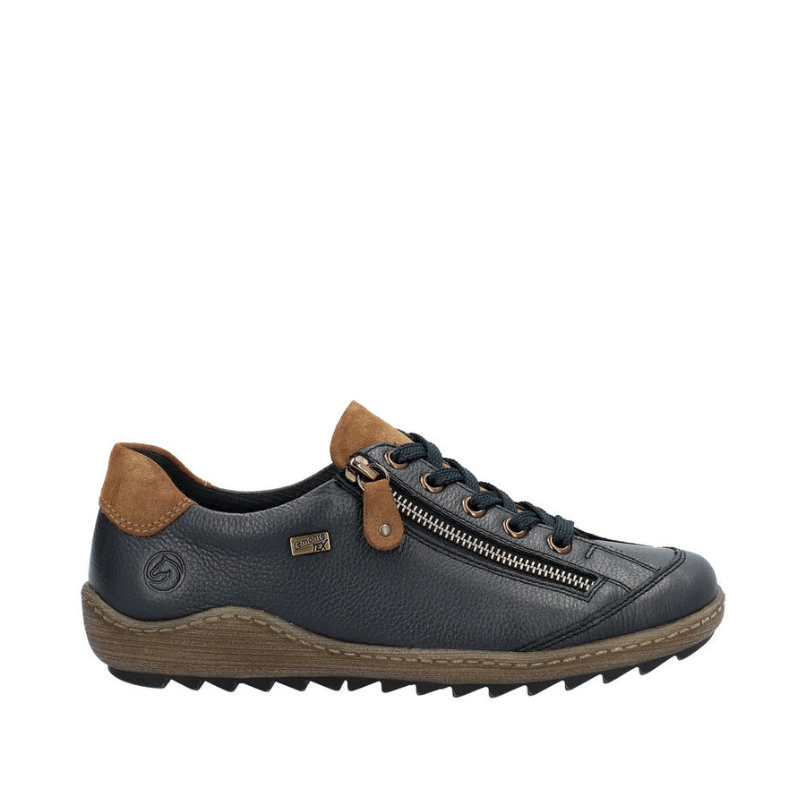 Remonte R1402-16 Blue Waterproof Wide Fit Shoes