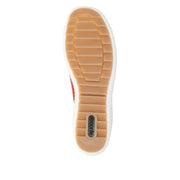 Remonte R1432-34 Red Lace Up/Zip Wide Fit Casual Shoe