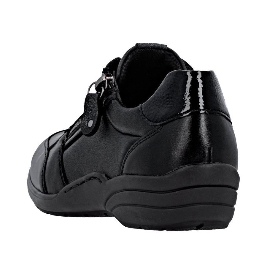 Remonte R7637-05 Wide Fit Black Shoes