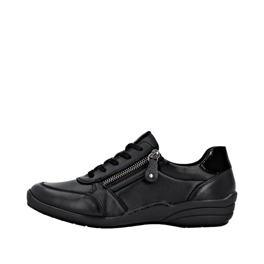 Remonte R7637-05 Wide Fit Black Shoes