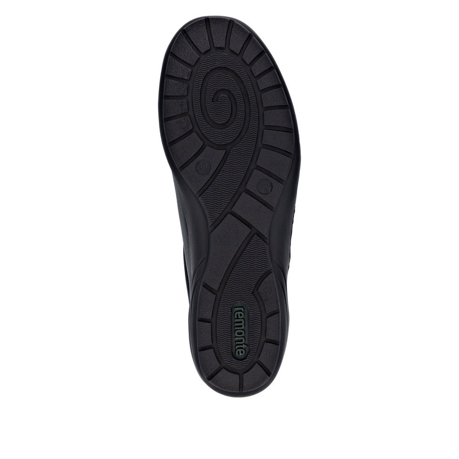 Remonte R7637-05 Wide Fit Black Shoes