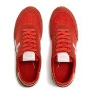 FitFlop A5P-E03 Cherry Tomato/Warm Pink Retro-Q Ff Fabric/Suede Sneakers