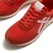 FitFlop A5P-E03 Cherry Tomato/Warm Pink Retro-Q Ff Fabric/Suede Sneakers
