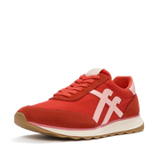 FitFlop A5P-E03 Cherry Tomato/Warm Pink Retro-Q Ff Fabric/Suede Sneakers