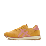 FitFlop A5P-E10 Turmeric/Desert Blush Retro-Q Ff Fabric/Suede Sneakers