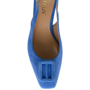 Lotus Rochelle Slingback Court - Cornflower Blue Suede - ULS623EE003