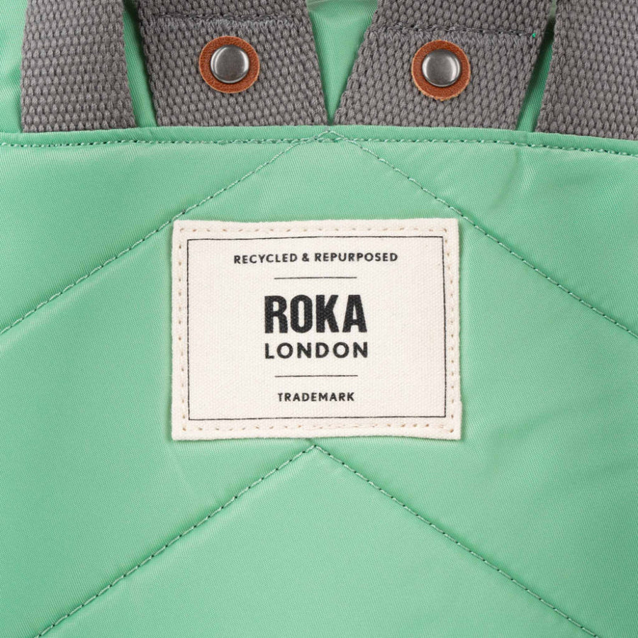 Roka Bantry B Matcha Recycled Nylon Small Bag