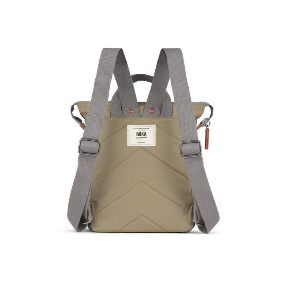 Roka Bantry B Taupe Recycled Nylon Small Bag