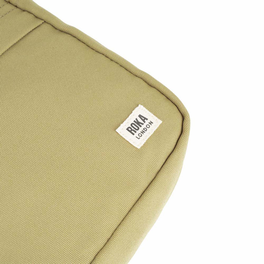 Roka Bond Khaki One Size Recycled Canvas Bag