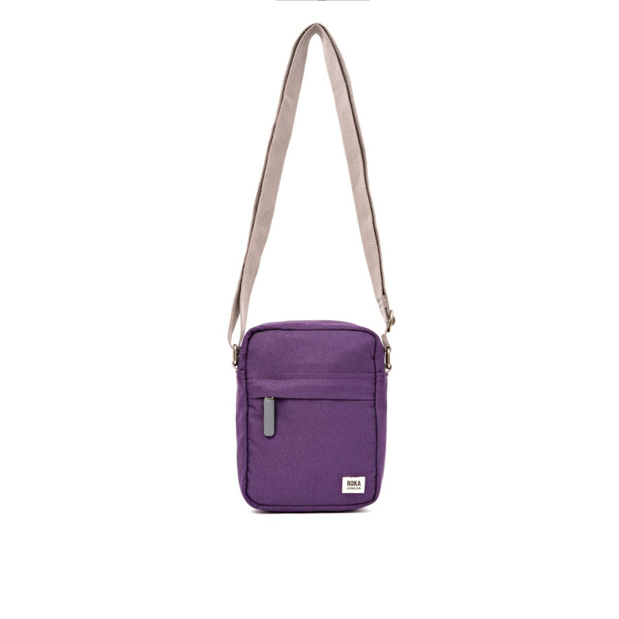 Bond Crossbody Bag in Deep Grape Canvas