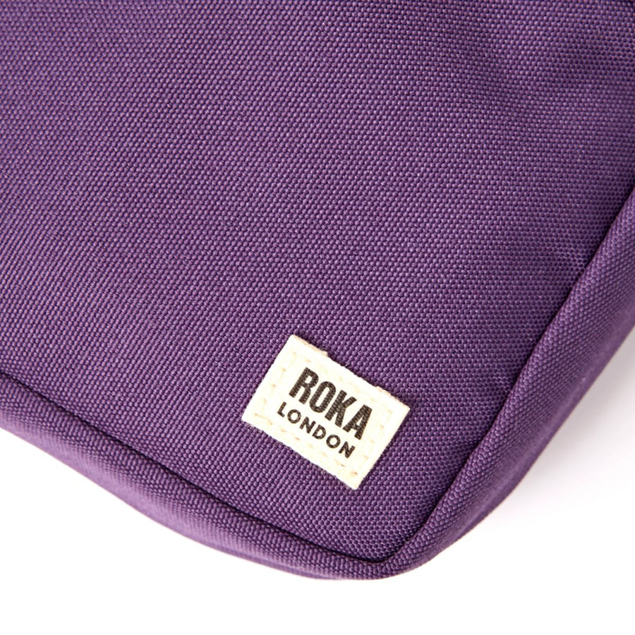 Bond Crossbody Bag in Deep Grape Canvas
