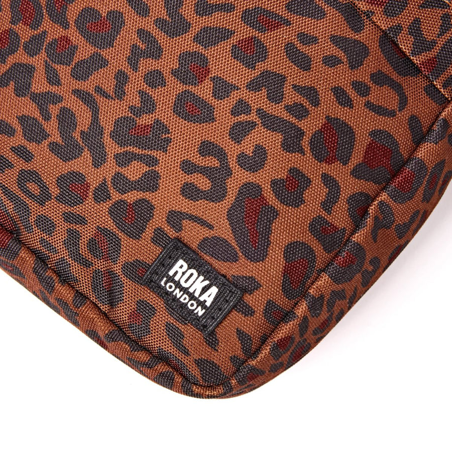 Bond Crossbody Bag in Mini Leopard Canvas