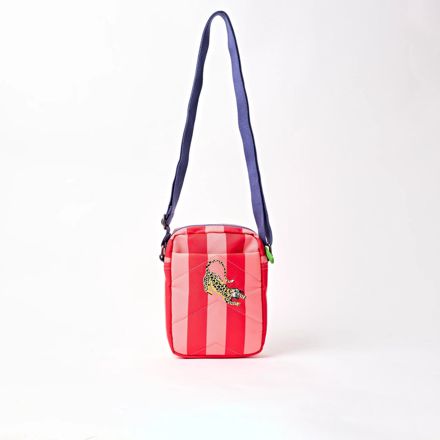 Roka Bond Crossbody Circus Print Canvas Small