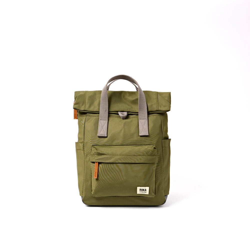 Canfield Small Backpack in Chive Nylon