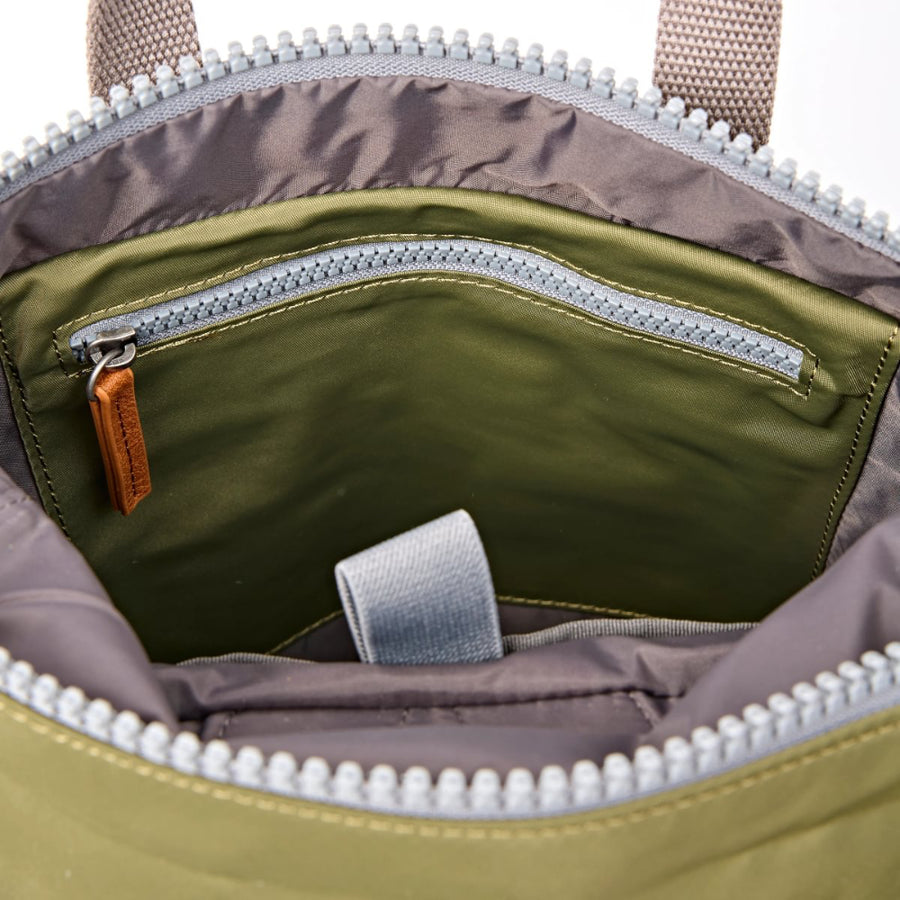 Canfield Small Backpack in Chive Nylon