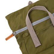 Canfield Small Backpack in Chive Nylon