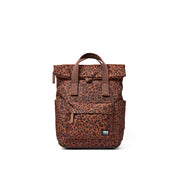 Canfield Small Backpack in Mini Leopard Canvas