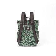 Canfield Small Backpack in Mixed Animal Artichoke Canvas