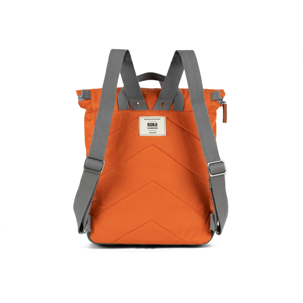 Canfield Medium Backpack in Burnt Orange Nylon