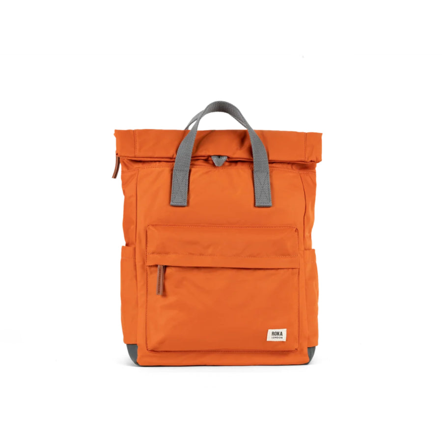 Canfield Medium Backpack in Burnt Orange Nylon