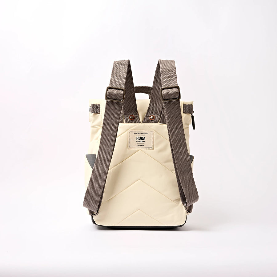 Roka Canfield B Backpack Wax Paper Stripe Nylon Small