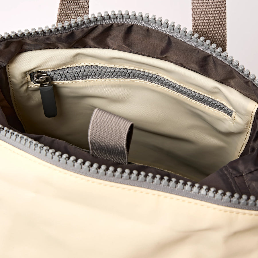 Roka Canfield B Backpack Wax Paper Stripe Nylon Small