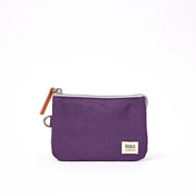 Carnaby Small Wallet in Deep Grape Canvas