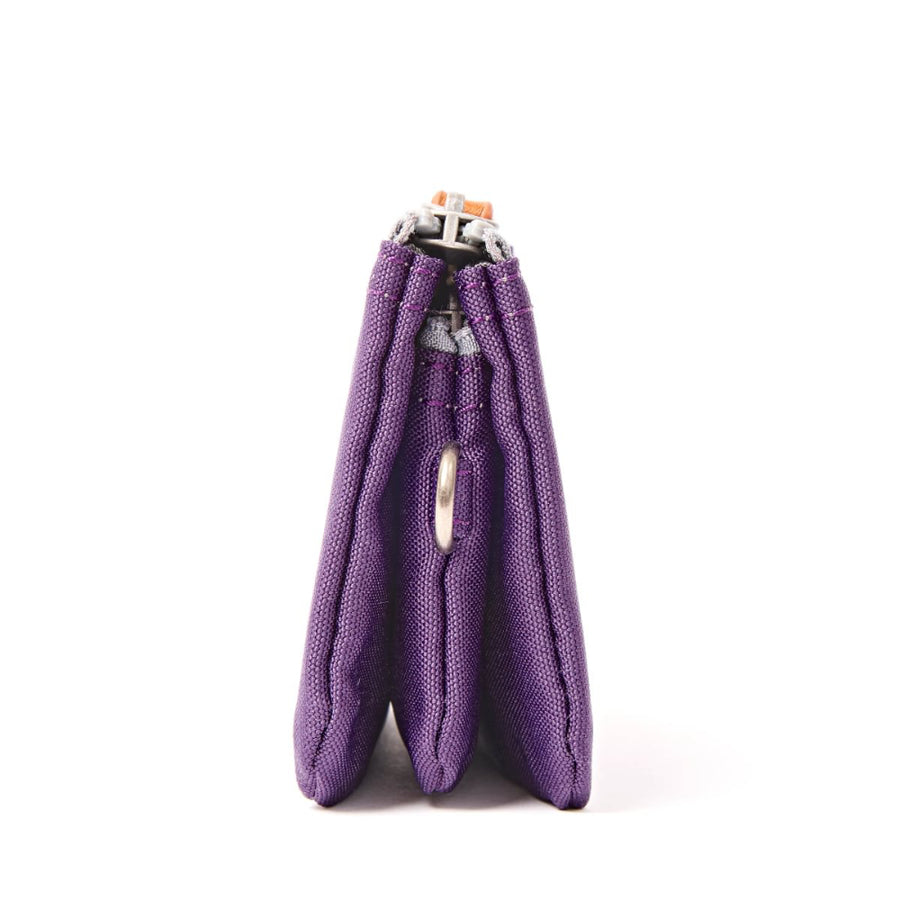 Carnaby Small Wallet in Deep Grape Canvas