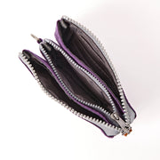 Carnaby Small Wallet in Deep Grape Canvas