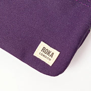 Carnaby Small Wallet in Deep Grape Canvas