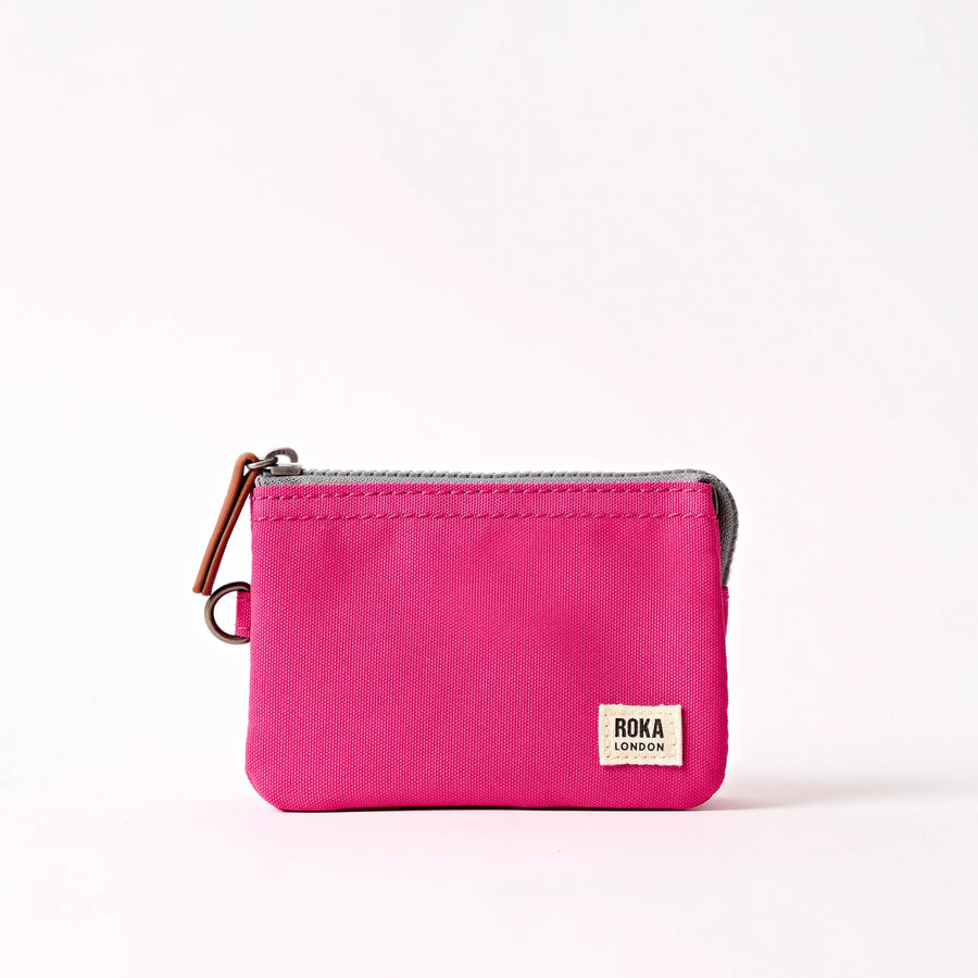 Roka Carnaby Wallet Granita Red Canvas Small