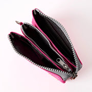 Roka Carnaby Wallet Granita Red Canvas Small