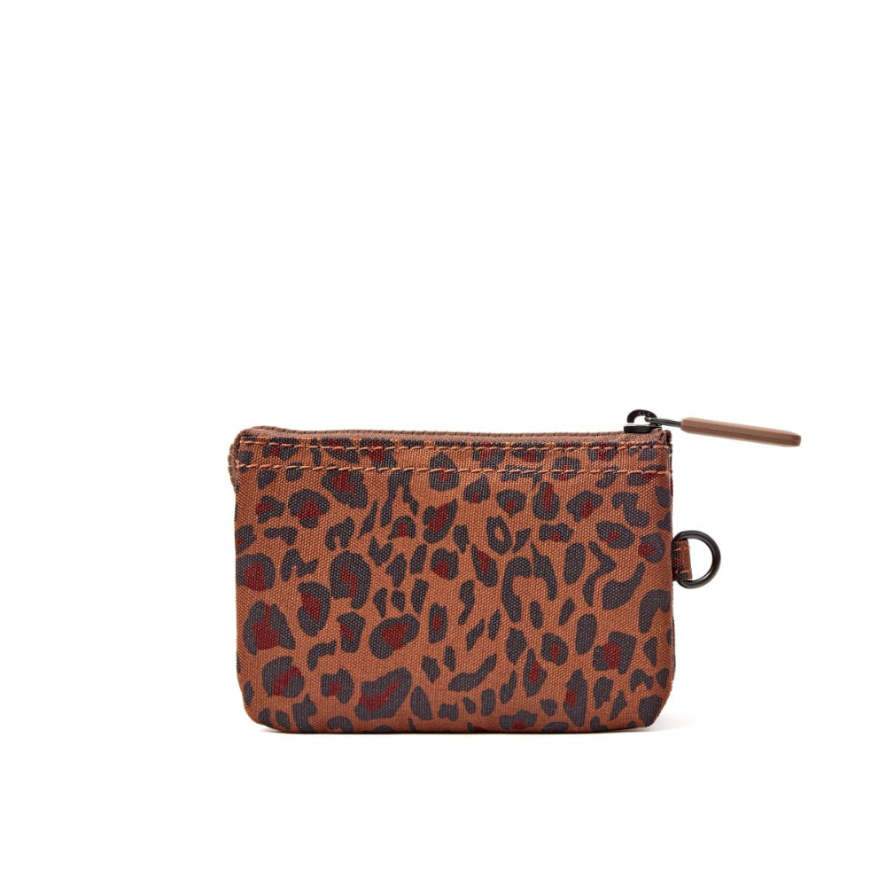 Carnaby Small Wallet in Mini Leopard Canvas