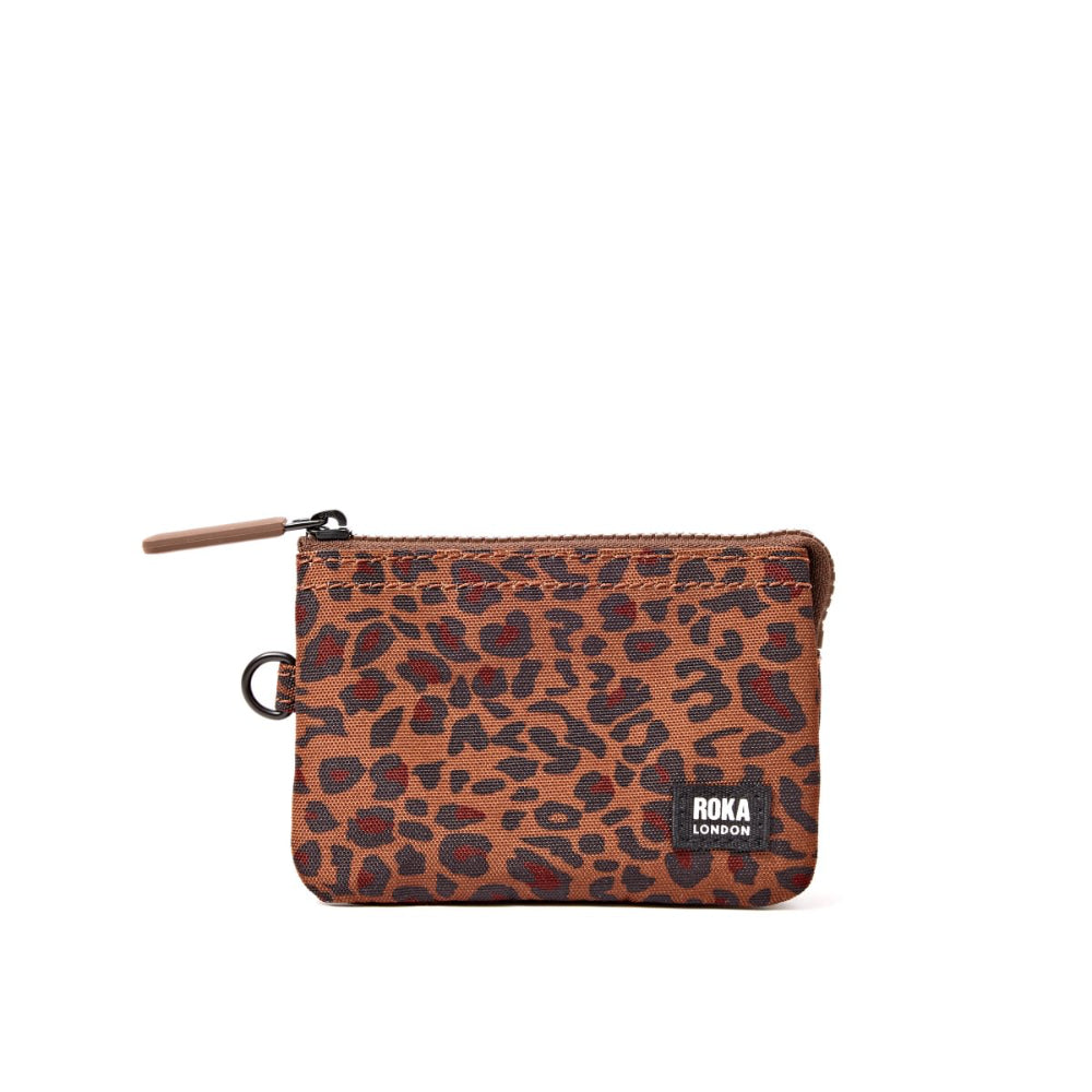 Carnaby Small Wallet in Mini Leopard Canvas