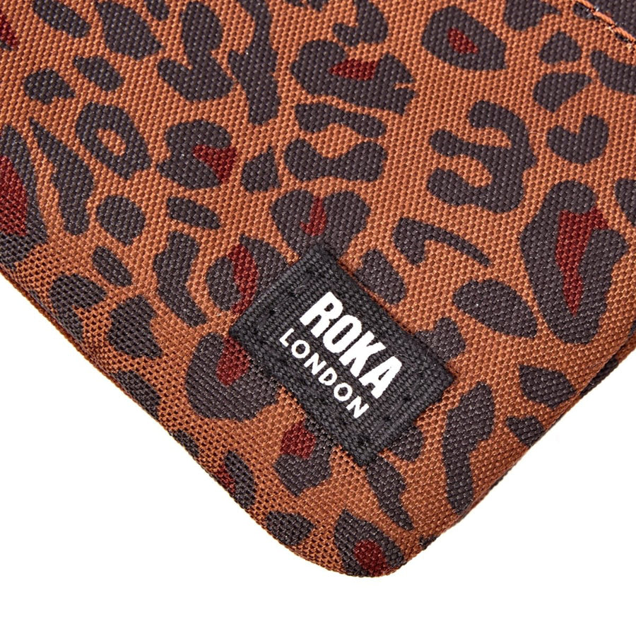 Carnaby Small Wallet in Mini Leopard Canvas