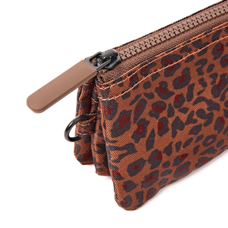 Carnaby Small Wallet in Mini Leopard Canvas