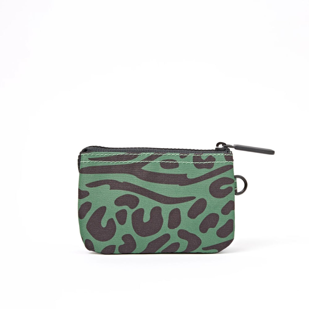 Carnaby Small Wallet in Mixed Animal Artichoke Canvas