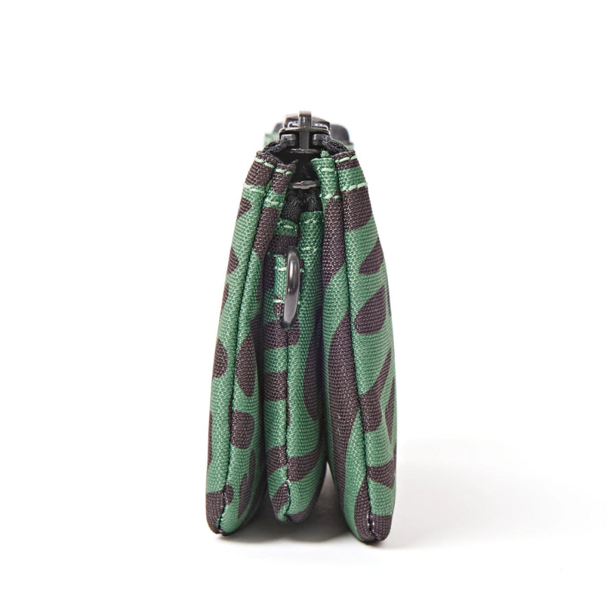 Carnaby Small Wallet in Mixed Animal Artichoke Canvas
