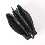 Carnaby Small Wallet in Mixed Animal Artichoke Canvas