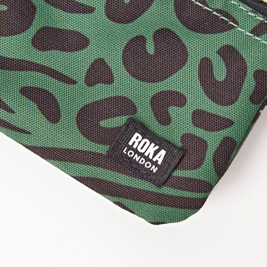 Carnaby Small Wallet in Mixed Animal Artichoke Canvas