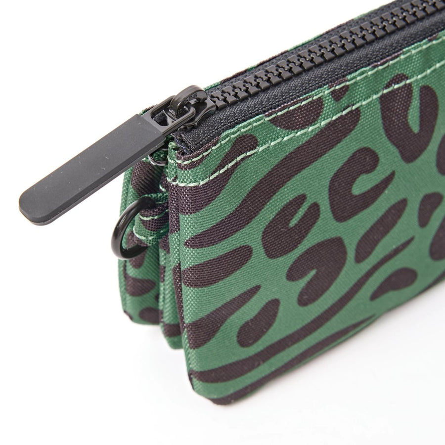 Carnaby Small Wallet in Mixed Animal Artichoke Canvas
