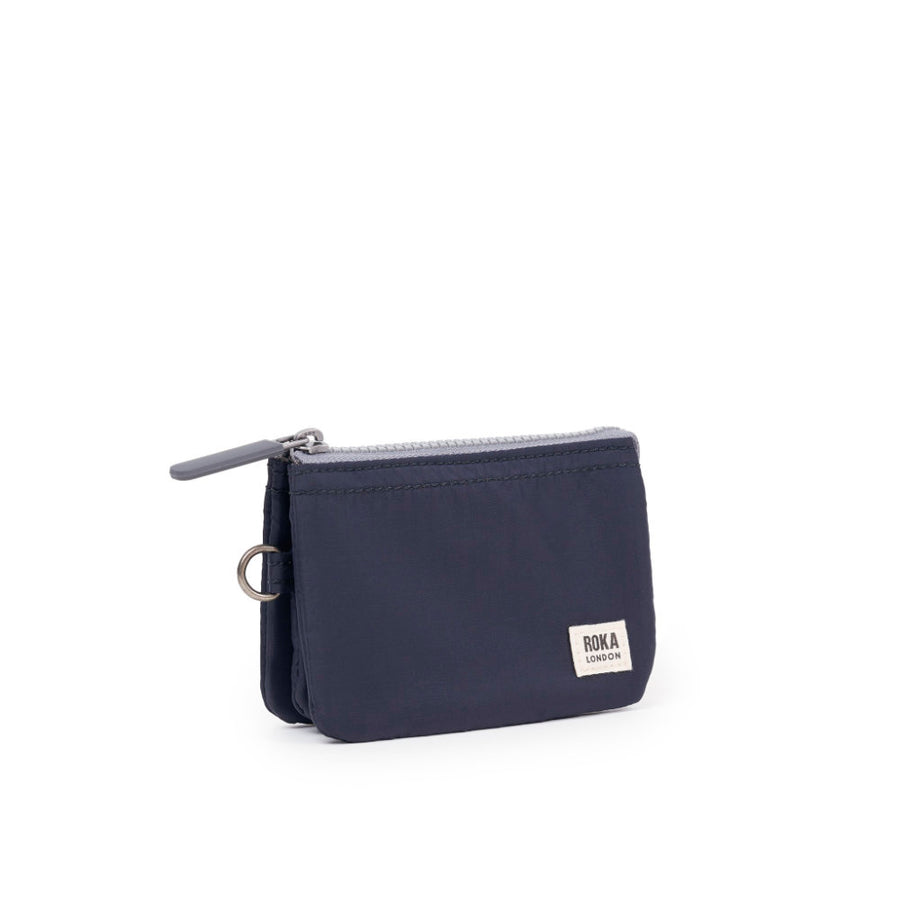 Roka Carnaby Midnight Recycled Nylon Ripstop Small Bag