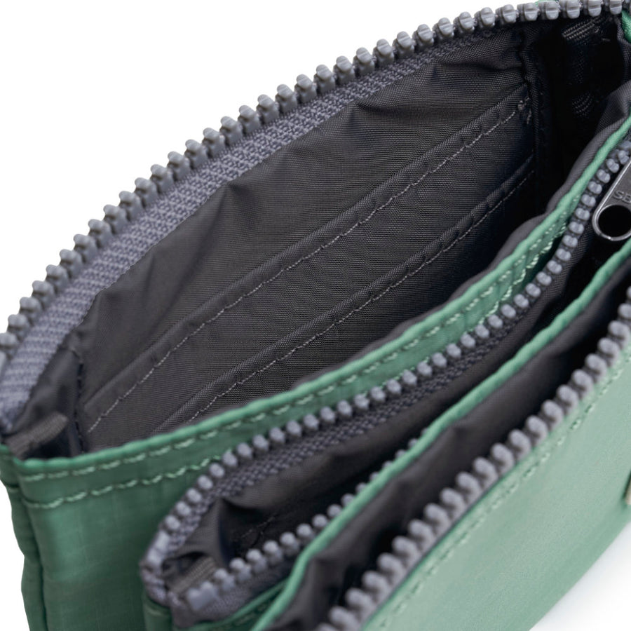 Roka Carnaby Matcha Recycled Nylon Ripstop Small Bag